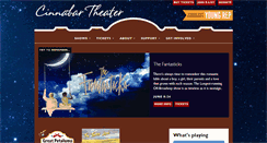 Desktop Screenshot of cinnabartheater.org