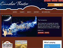 Tablet Screenshot of cinnabartheater.org